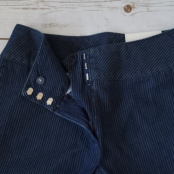 Cato wide leg wide waist pin striped jeans NWT - Picture 6 of 11